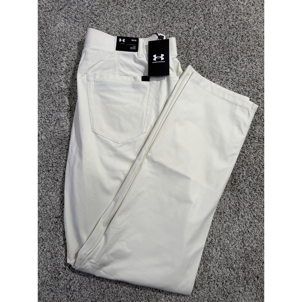 NWT Under Armour Mens UA Unstoppable 7 Pocket Pant Khaki Size 36x32 Golf Casual
